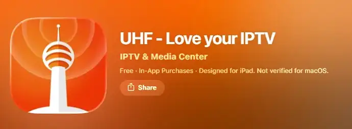 UHF in de Apple App Store: gratis app met in-app aankopen voor iPhone, iPad, Apple TV en Mac