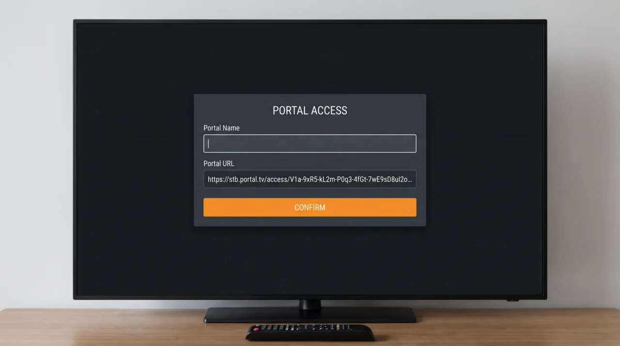 MAG box: portalnaam en portal-URL invoeren