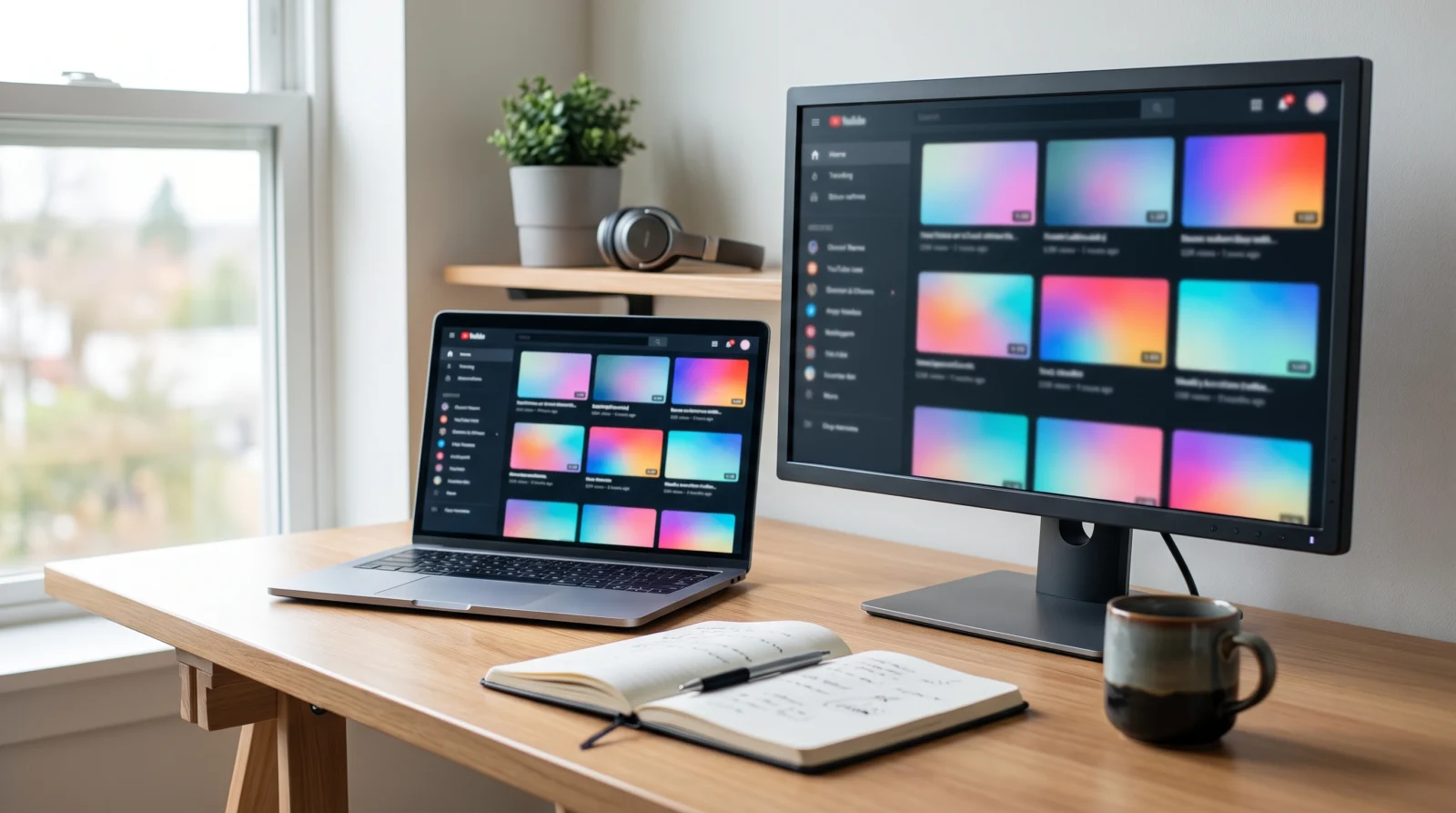 IPTV Smarters Pro op een laptop en monitor met Windows en Mac
